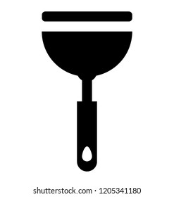 
A kitchen spatula for cake and fried stuff  serving 
