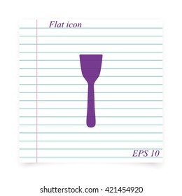 Kitchen spatula icon.