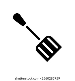 Kitchen spatula icon. Concept of cooking, baking, and food preparation.