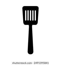 Kitchen spatula icon illustrated on background