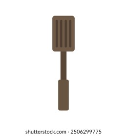 Kitchen spatula icon illustrated on background