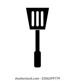 Kitchen spatula icon illustrated on background