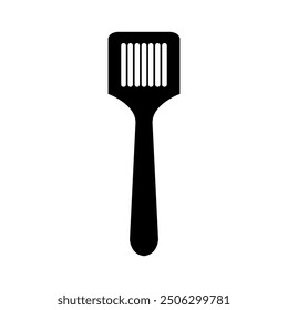 Kitchen spatula icon illustrated on background