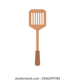 Kitchen spatula icon illustrated on background