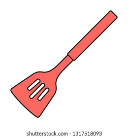Kitchen spatula icon. isolated on white background