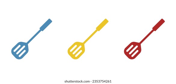 Küchenspatula-Symbol auf weißem Hintergrund, Vektorgrafik