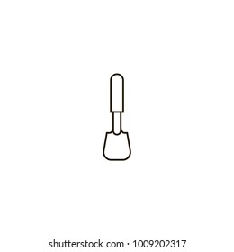 kitchen spatula icon. sign design