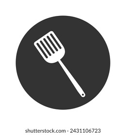 Kitchen spatula icon. Vector concept illustration for design