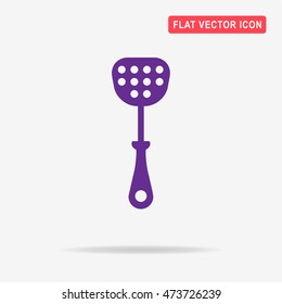 Kitchen spatula icon. Vector concept illustration for design.