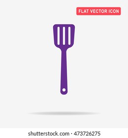 Kitchen spatula icon. Vector concept illustration for design.