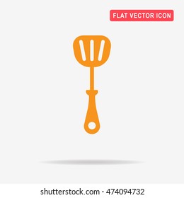Kitchen spatula icon. Vector concept illustration for design.