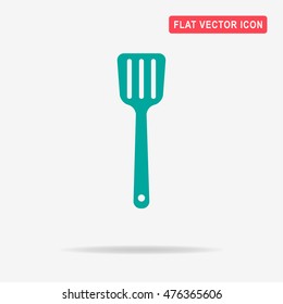Kitchen spatula icon. Vector concept illustration for design.