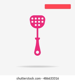 Kitchen spatula icon. Vector concept illustration for design.