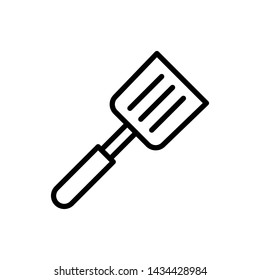 Kitchen spatula icon vector design templates