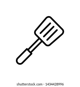 Kitchen spatula icon vector design templates