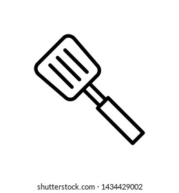 Kitchen spatula icon vector design templates