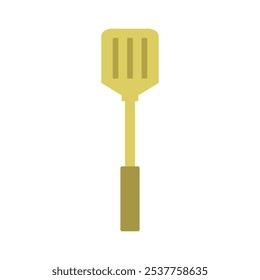 Kitchen spatula illustrated in vector on background