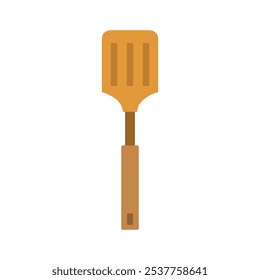 Kitchen spatula illustrated in vector on background