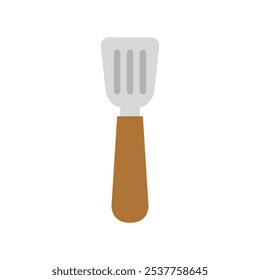 Kitchen spatula illustrated in vector on background