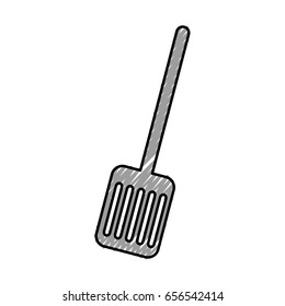 kitchen spatula isolated icon