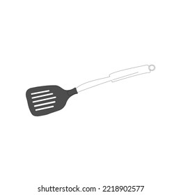 Espátula de cocina aislada en ilustrador blanco