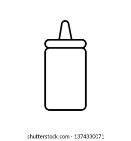 Kitchen spatula line icon