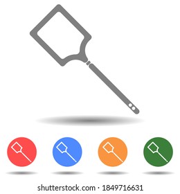 Kitchen spatula outline vector icon