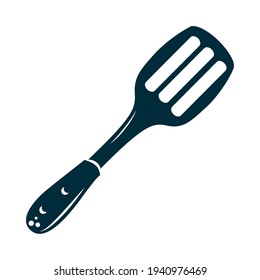 espátula de cocina sobre fondo blanco