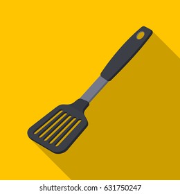Kitchen spatula.BBQ single icon in flat style vector symbol stock illustration web.