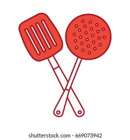 kitchen spatula tool icon