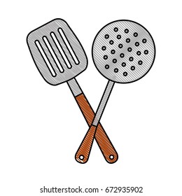 kitchen spatula tool icon