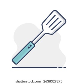 Kitchen spatula vector icon. Kitchen appliance. Graph symbol for cooking web site design, logo, app, UI