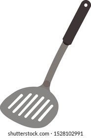 A kitchen spatula vector icon. Cartoon illustration for design