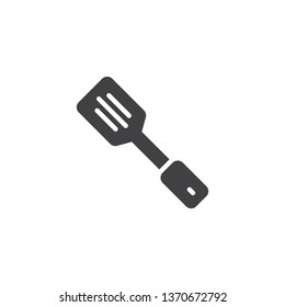 Kitchen spatula vector icon. filled flat sign for mobile concept and web design. Cooking spoon, food turner glyph icon. Symbol, logo illustration. Pixel perfect vector graphics