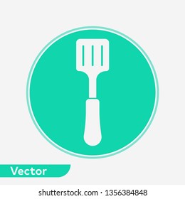 Kitchen spatula vector icon sign symbol