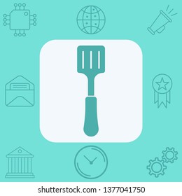 Kitchen spatula vector icon sign symbol