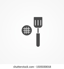 Kitchen spatula vector icon sign symbol