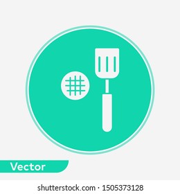 Kitchen spatula vector icon sign symbol