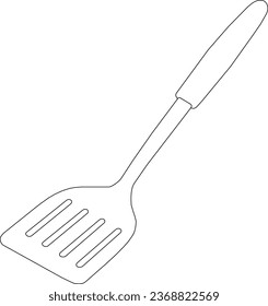 Kitchen Spatula Vector Illustration, Cooking Utensils, Kitchen Appliances