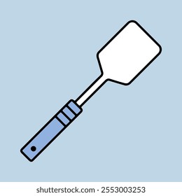 Kitchen spatula vector isolated icon. Kitchen appliances. Graph symbol for cooking web site design, logo, app, UI