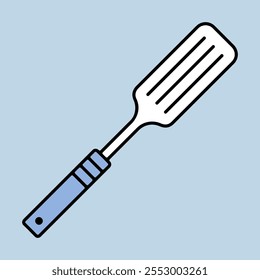 Kitchen spatula vector isolated icon. Kitchen appliances. Graph symbol for cooking web site design, logo, app, UI