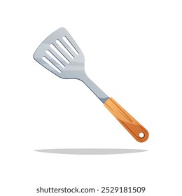 kitchen spatula vector isolated oon white background.