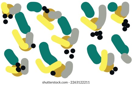 papel pintado de especias de cocina en forma de adorno en especias de cocina con una forma única