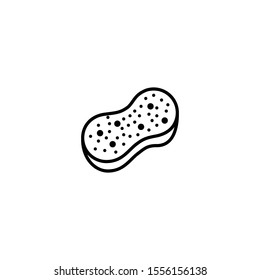 kitchen sponge icon vector illustration 
