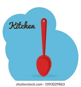 kitchen spoon cutlery icon