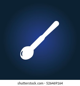 Kitchen spoon icon illustration isolated vector sign symbol