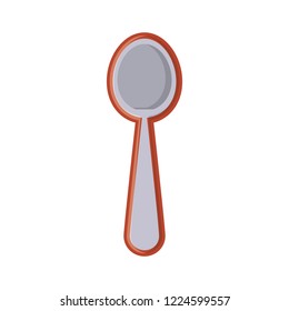 kitchen spoon isolated icon