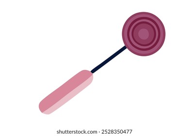 Kitchen spoon measures. Vector flat icon