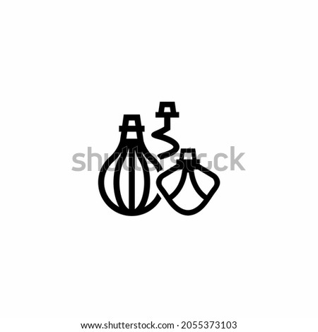 Kitchen stand mixer attachments icon. Mixer accessories. Flat beater. Wire whip. Dough hook.
