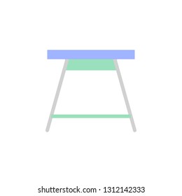 Kitchen, stool icon. Element of kitchen accessories color icon. Premium quality graphic design icon. Signs and symbols collection icon for websites, web design, mobile app